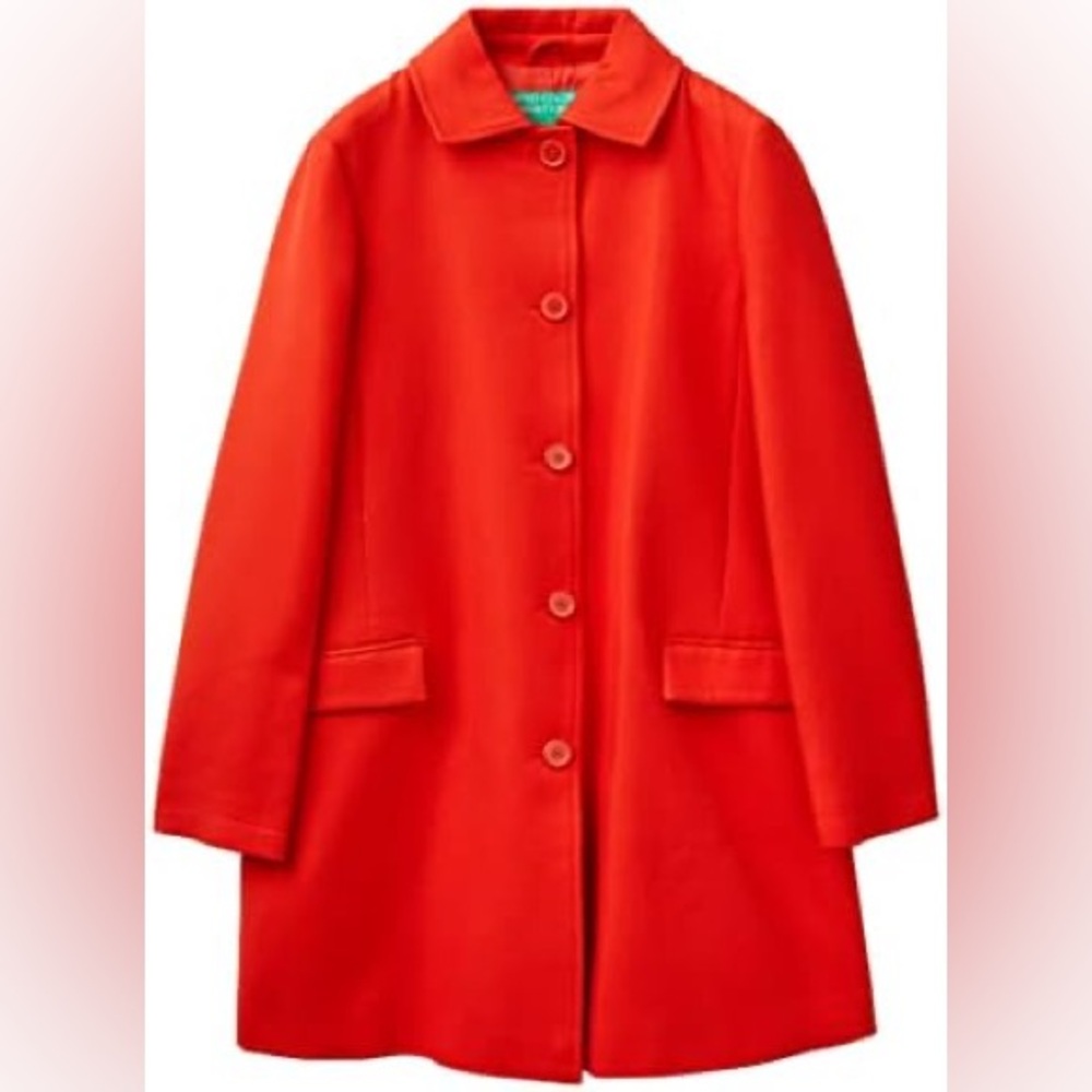 Wool blend coat
